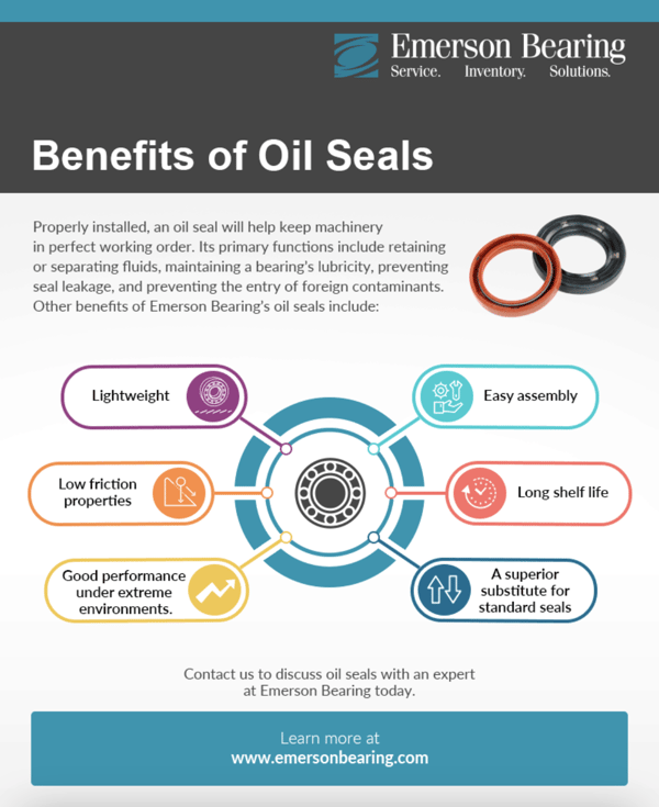 Benefits of Oil Seals infographic